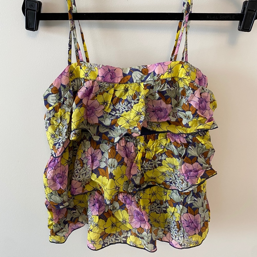 Anthropologie Petunia Tiered Top